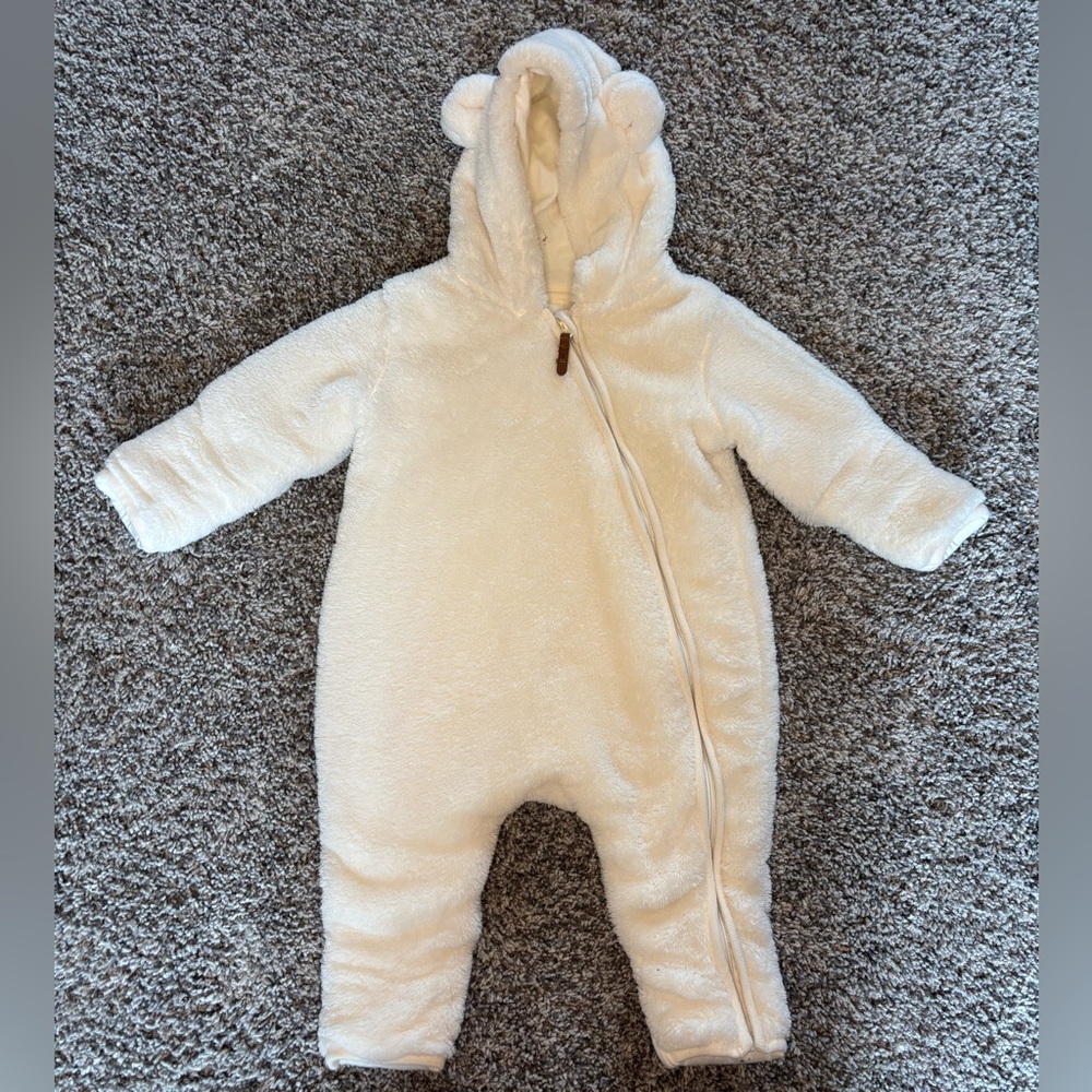 Cozy Cream H&M Baby One Piece